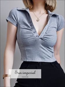 Ruched Front Crop Top