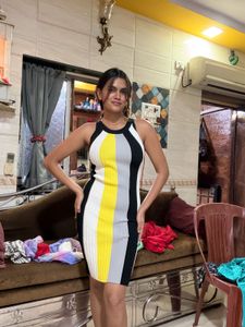 Striped Bodycon Dress