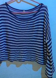 Striped Knit Top
