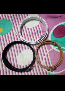 Women Belts - Set of 3