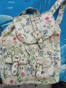 Floral Print Backpack