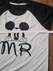 Plus Size Mickey &amp; Minnie Couple Tees