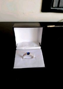 New Pure Silver&amp;BlueStone Ring