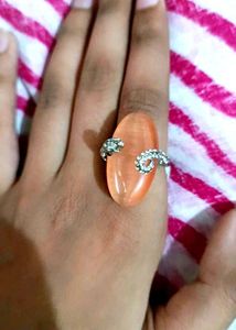Statement Stone Snake Ring