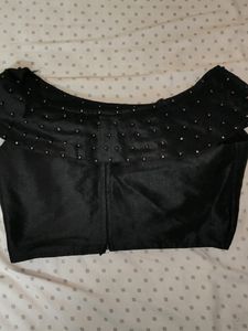 Black Off Shoulder Blouse