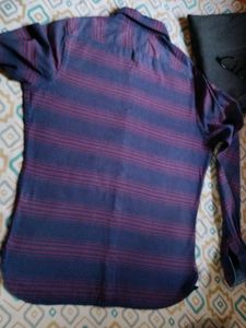 Striped Button-Down Shirt