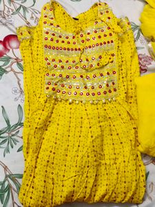 Yellow Kurta Set