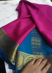 Mysore crepe Silk Saree