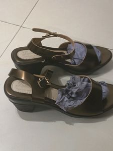 Women Copper Color Sandals
