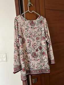 Floral Print Kurta