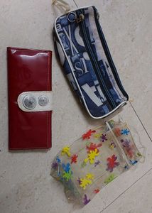 Pack Of 3 (Wallet & pouches)