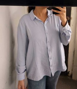 Blue Button-Down Shirt