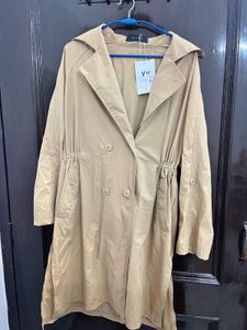 Elegant Tan Trench Coat
