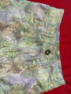Greenery Floral Print Jeans 💚