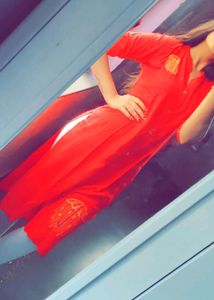 Diwali Offer !! Dark Red Kurti