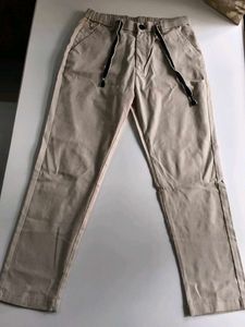 Casual Beige Pants