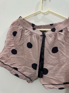 Polka Dot Pajama Shorts, Waist- 30 Stretchable
