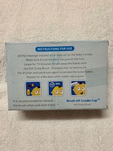 Baby scalp and Cradle Brush for Newborn