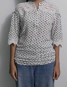 Marks &amp; Spencers Original Lace Top