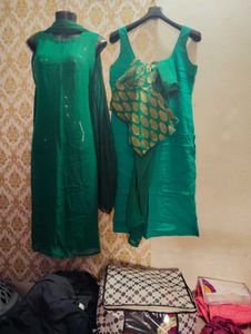 Elegant Kurta Inner Chudidar With Dupatta