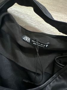 ZARA FAUX LEATHER DRESS