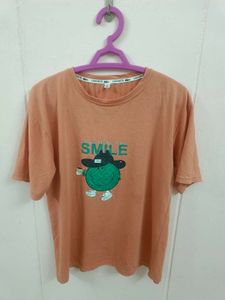 LACOSTE Smile Orange Unisex T Shirt