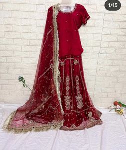 zariwork Rajputani lehenga Choli