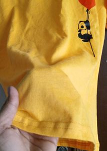 ✨Cotton Yellow T-Shirt For Girls–Soft&amp; EverydayUse