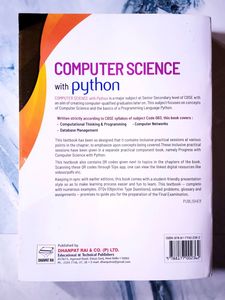 Computer Science Textbook Of Class 12