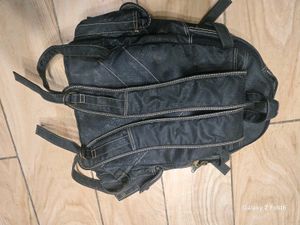 MultiZipper Diesel Leather Backpack Rare