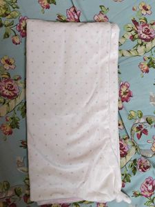 MotherCare Baby Blanket Reversible Pink White