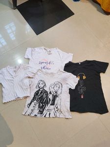 Bundle of 4 Women's Graphic Tees