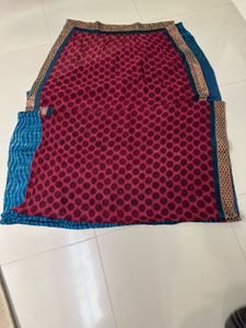 Vintage Polka Dot Saree