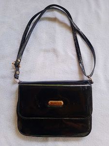 Black Patent Leather Bag