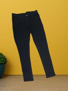 N@83 Size-28 Dark Black Jeans