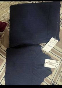 Zara Woolen Cord Set Fix Price