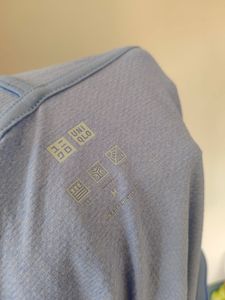 Uniqlo Light Blue Active Hoodie