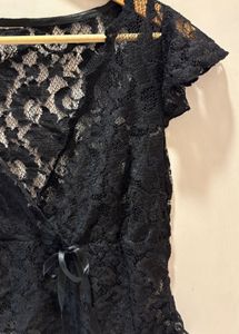 Beautiful Black Lace Top