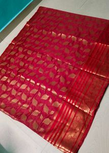 Red Colour Banarasi Silk Saree