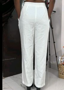 White Cotton Pants