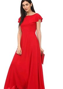 Women Maxi Red Dress