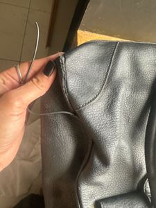 Black Leather Handbag