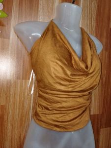 Beautiful Leather Top