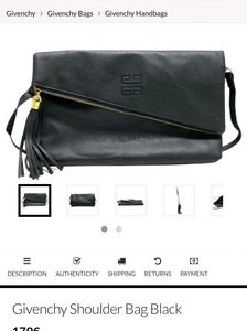 Givenchy Two In one Black Cross Body Bag