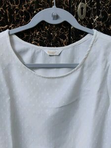 White Polka Dot Blouse