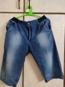 Blue Denim Shorts
