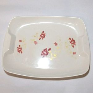 Serving Plate with 2 Curry Bowls Plastic