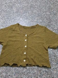 Cute Button-Down Top