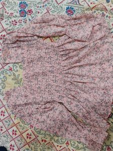 Floral Pink Top