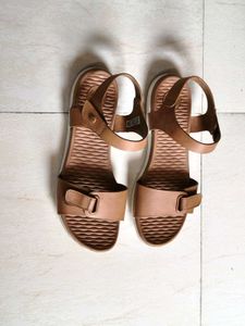 Bata Comfit Women Tan Comfortable Flat Sandal